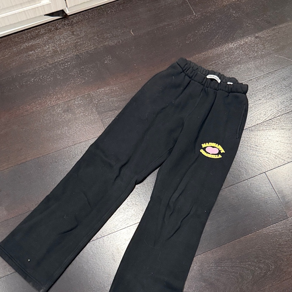 Madhappy Black Sweatpants with Eye Graphic